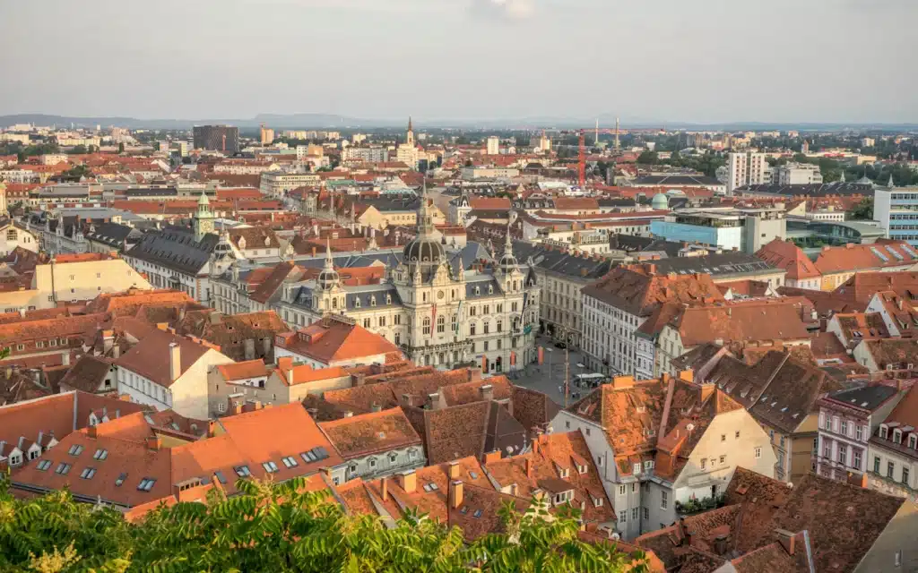 Blick über die Dächer von Graz